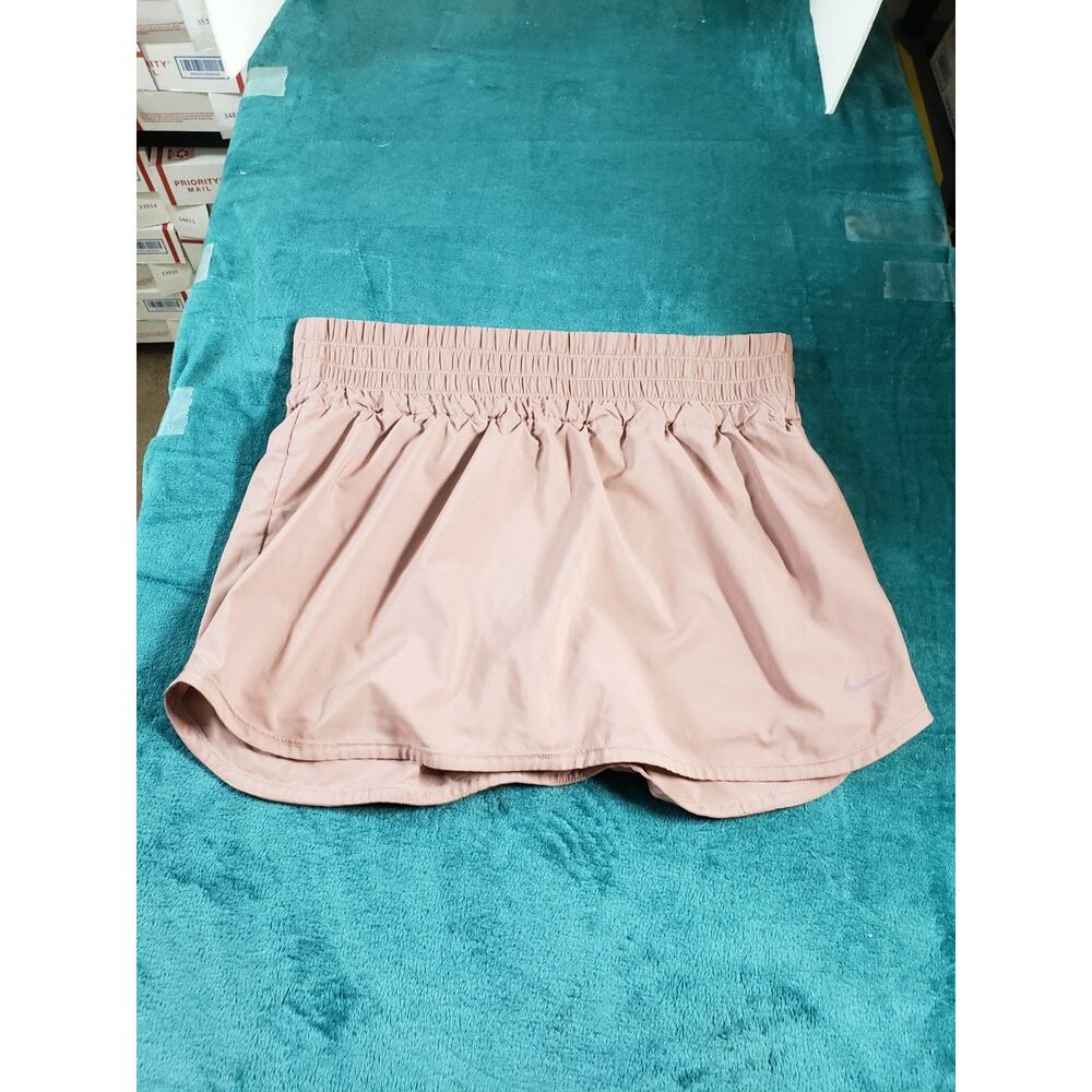 Nike Skirt Size Extra Large Womens Pink Running Dri Fit Elastic Waist Gym